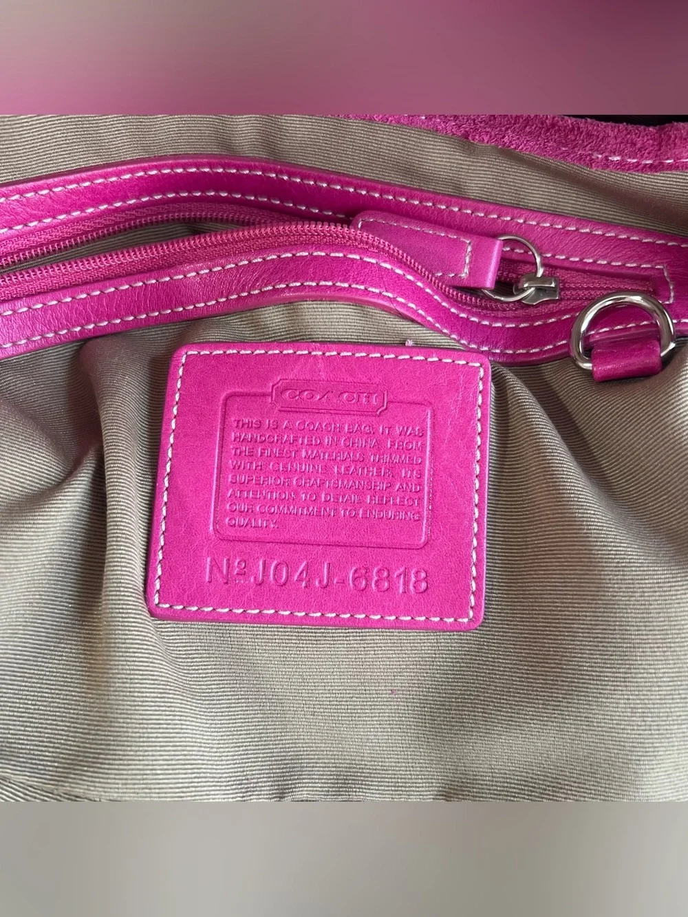Vintage Coach Soho Small Signature Flap Shoulder Bag